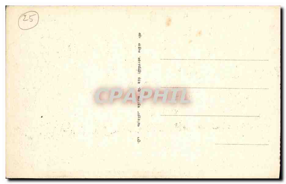 CPA Pontarlier Vue generale prise de la chapelle — Rückseite