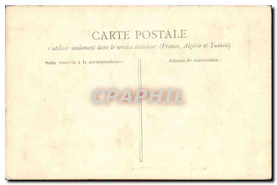CPA Besancon Interieur de l Eglise de la Madeleine — Rückseite