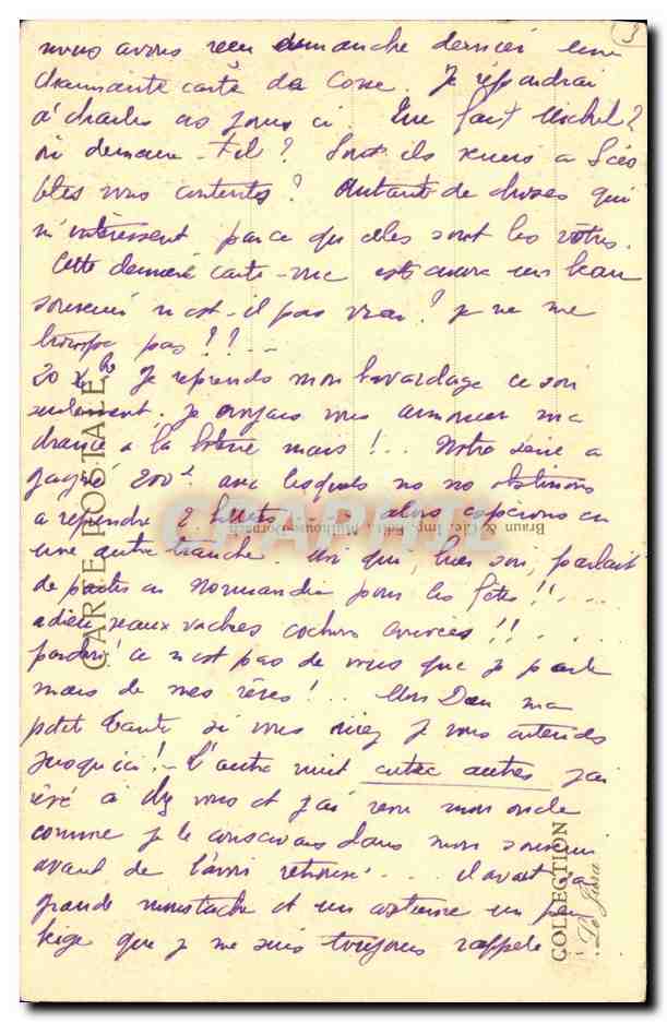Besançon — Cour des Carmes — editor 'Carte Postale' n°2907 — Reverso