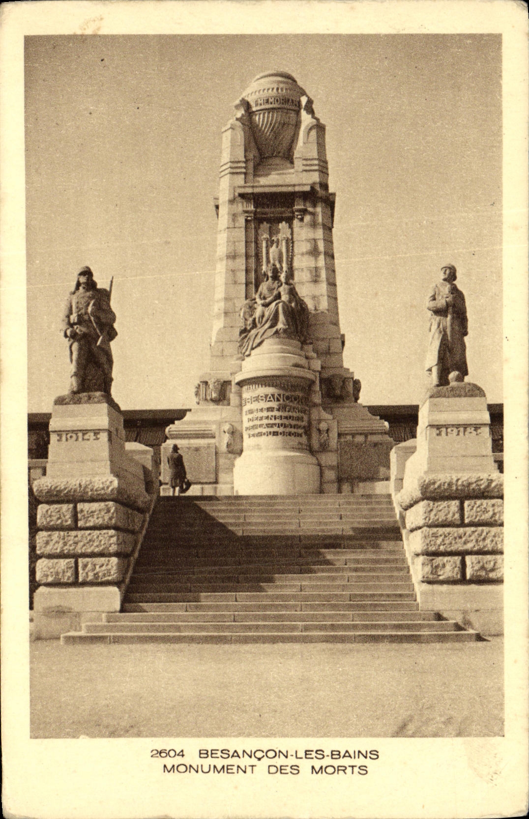 Besançon-les-Bains — Monument des Morts — éditeur Braun & Cie, n° 2604