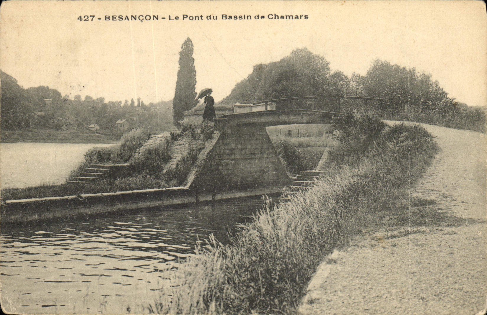 Besançon — Le Pont du Bassin de Chamars — Éditeur anonyme, n° 427