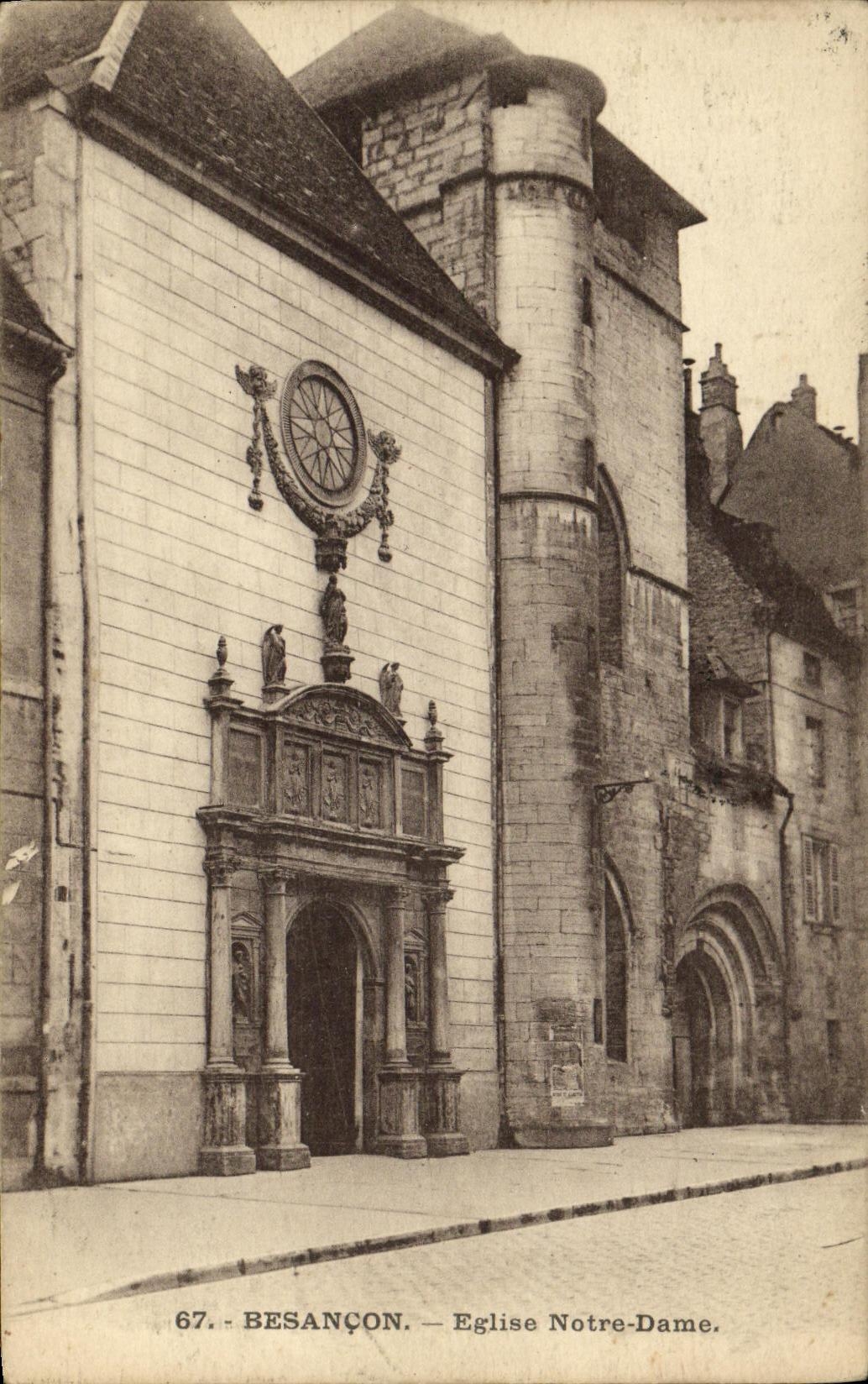 Besançon — Église Notre-Dame — Éditeur C. Lardoin, n° 67