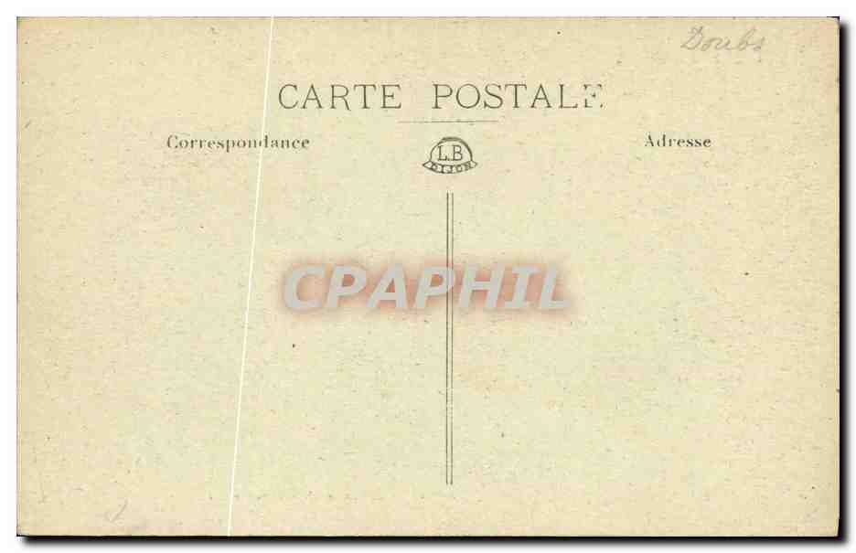 Besançon — Allgemeine Ansicht und Kathedrale Saint-Jean — Édition des Pleuvelles — Rückseite