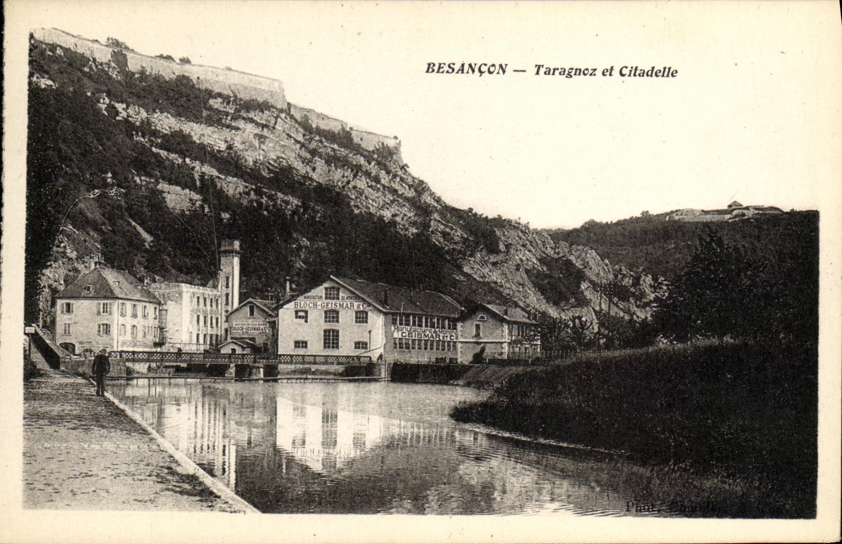 Besançon — Taragnoz et Citadelle — Imprimeur Piant, Besançon