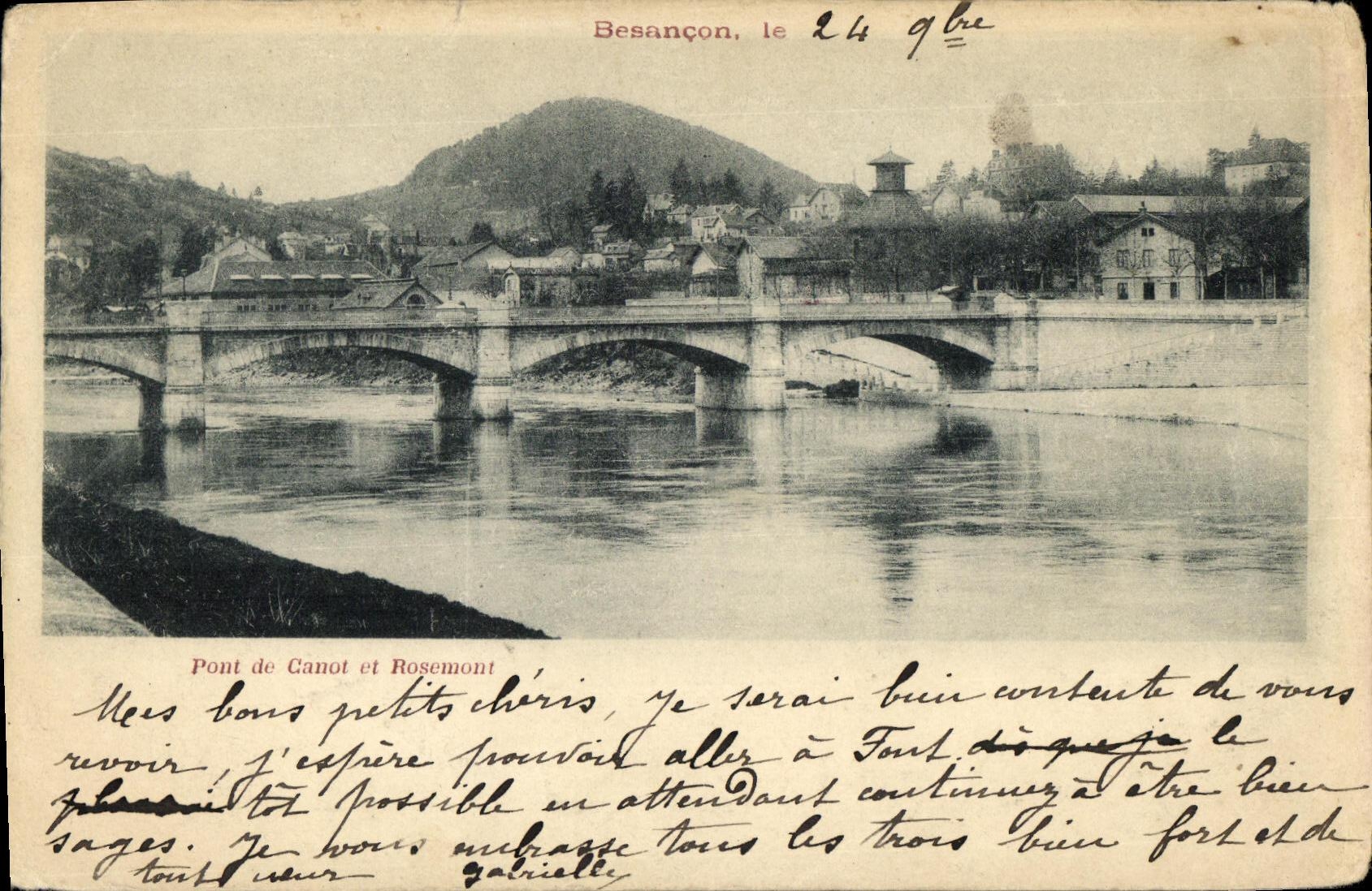 Pont de Canot et Rosemont — Besançon — éditeur non visible