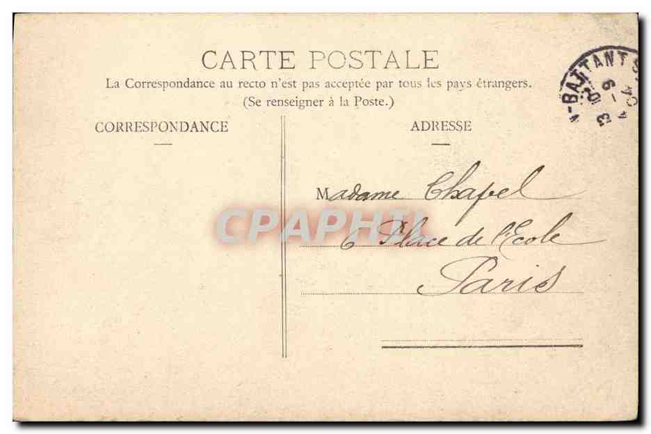 Besançon - L'Usine à Gaz et la Vallée de Casamène — éditeur inconnu, n° 152 — Verso