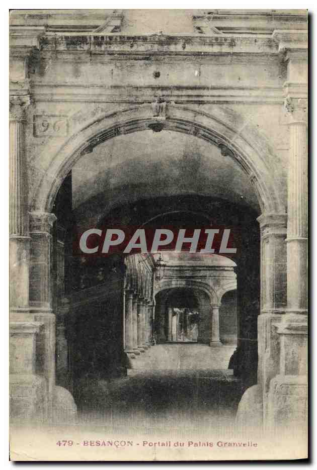 CPA Besancon Portail du Palais Granvelle
