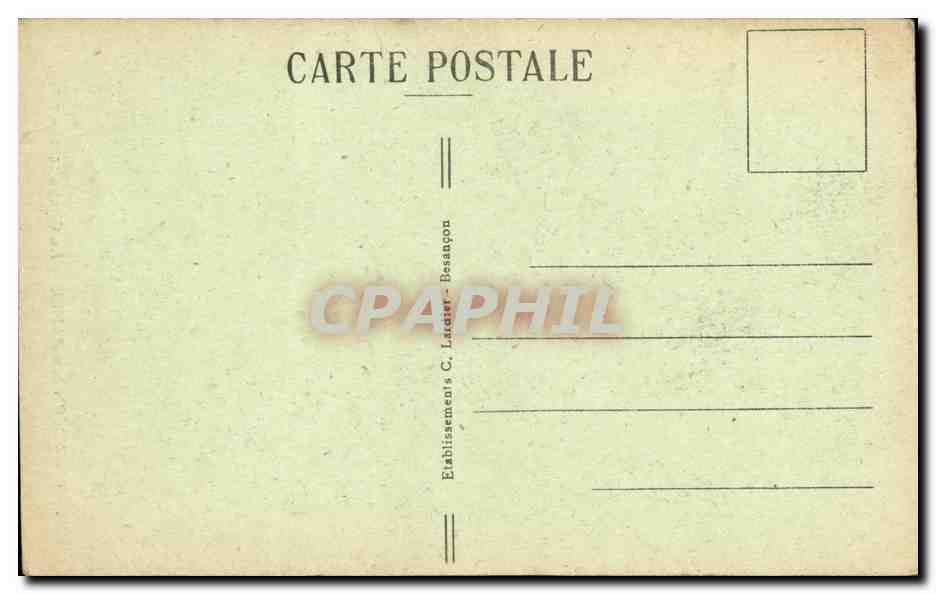 CPA Besancon les Bains La Chapelle des Buis — Rückseite