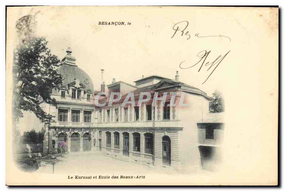 Besançon, le Kursaal et École des Beaux-Arts — éditeur inconnu, n° de série non visible