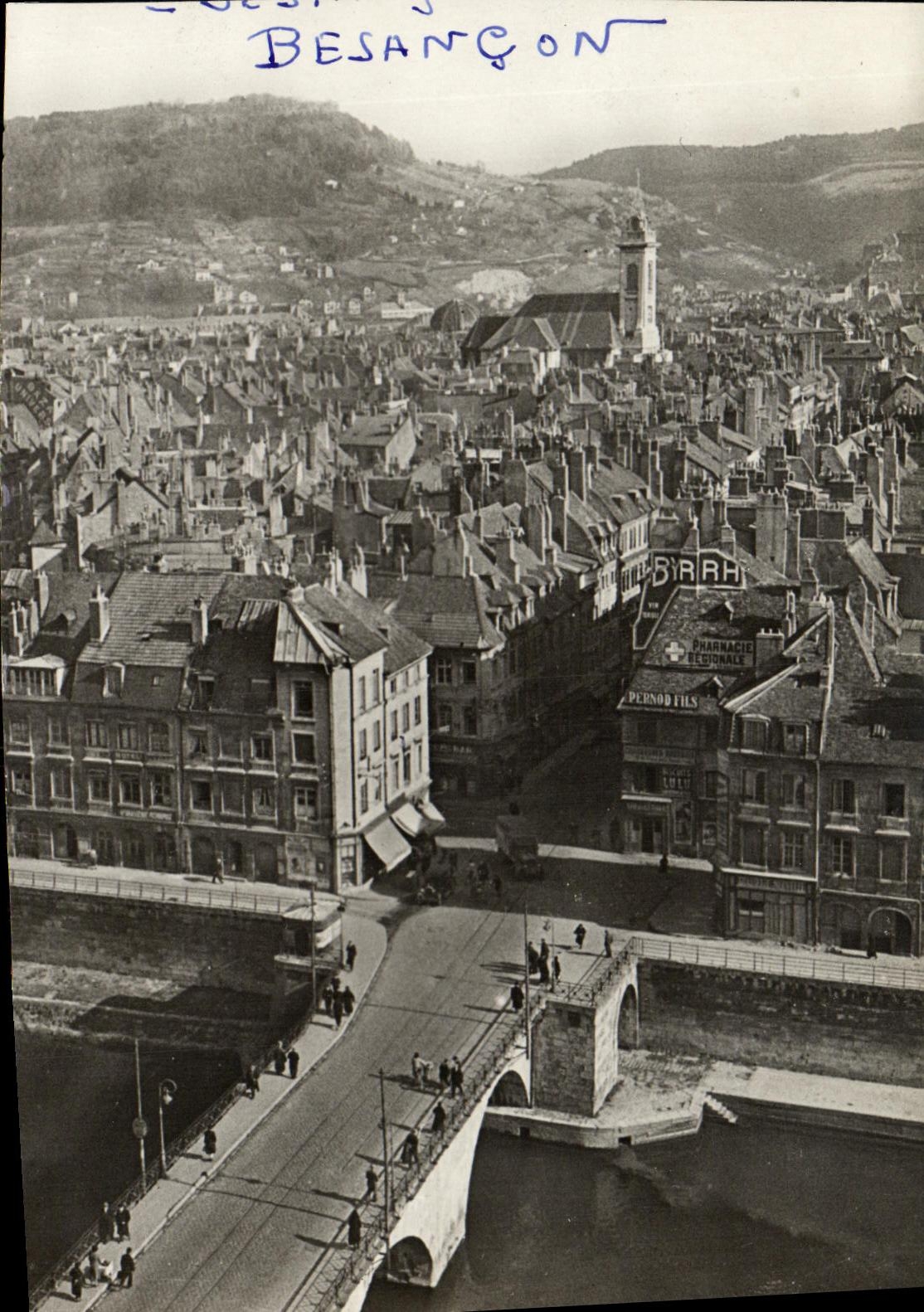 Besançon — Allgemeiner Blick vom Kirchhof der Madeleine — Edition La Côte — n° 20694 C