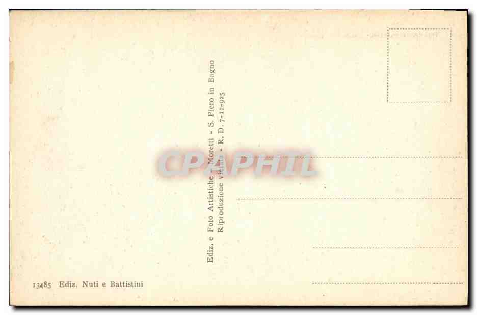 CPA Firenzuola Firenze Porta Fiorentina — Rückseite