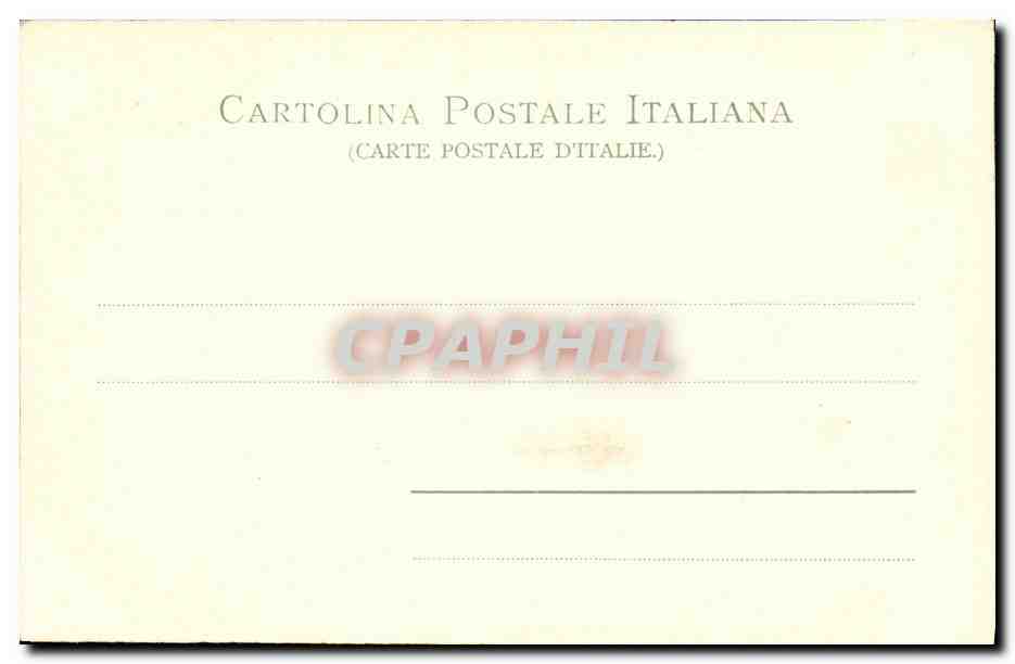 CPA S S Leone Xlll in Sedia Gestatoria e la Sua Corte Roma  — Rückseite