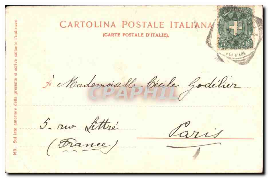 CPA Napoli Ostricai a Santa Lucia Marchand de poissons TOP — Rückseite