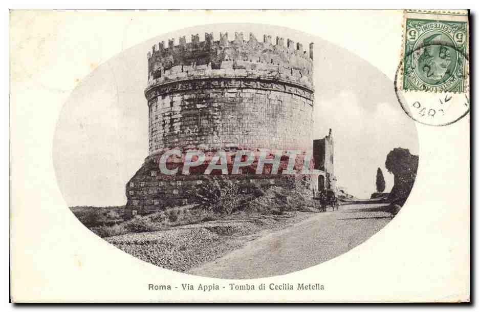 CPA Roma Via Appia Tomba di Cecilia Metella