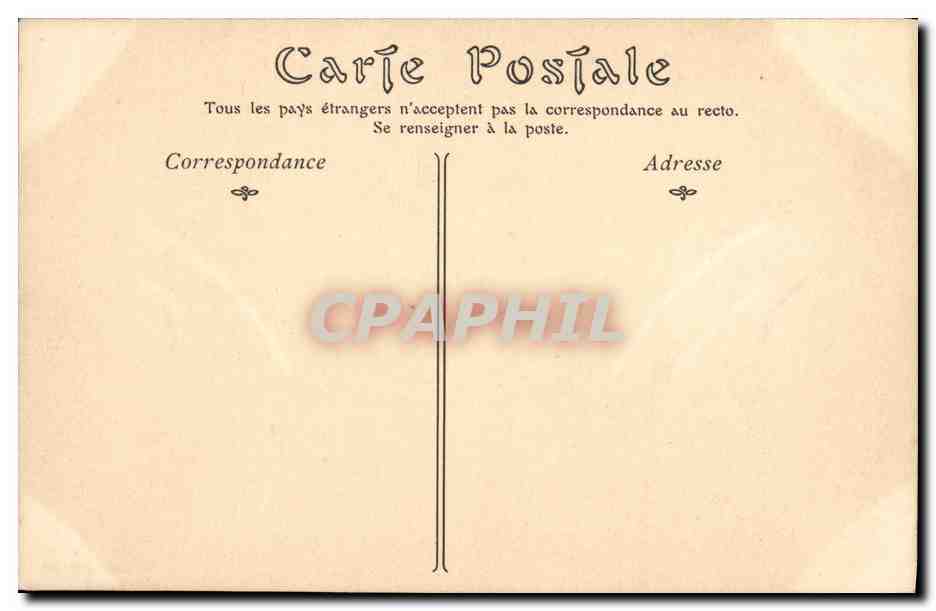 CPA Le Grand Andely Cheminee a l Hotel du Grand Cerf — Rückseite