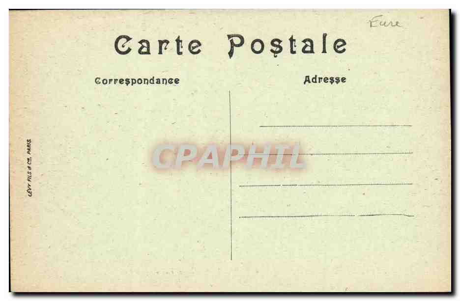 Le Petit Andely — Les Ruines du Château Gaillard — Vue d'ensemble — LL — Verso