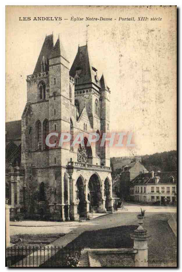 Les Andelys — Église Notre-Dame — Portail, XIIIe siècle