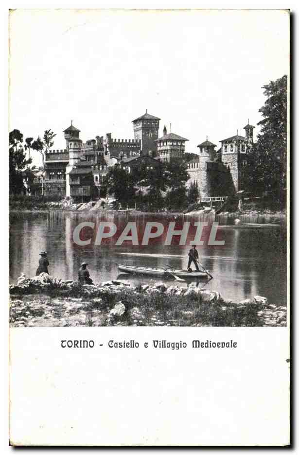 CPA Torino Castello e Villaggio Medioevale