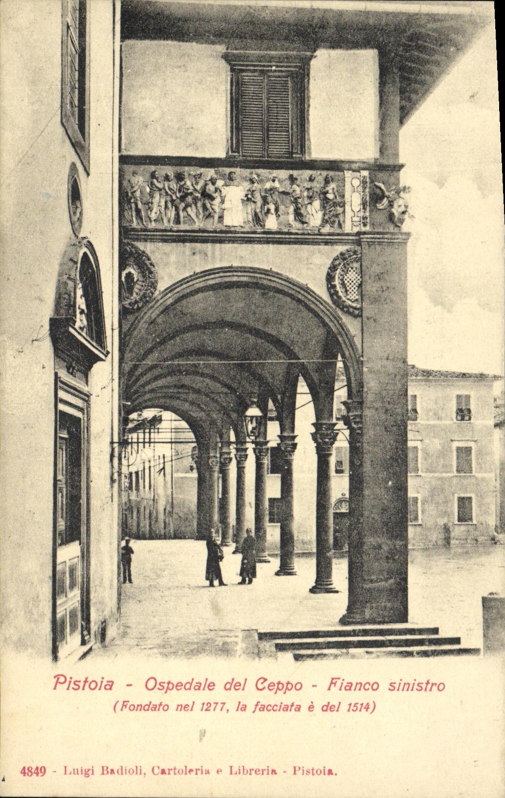 CPA Pistoia Ospedale del Ceppo Finaco sinistro