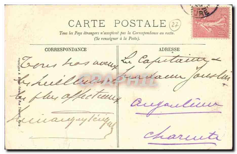 CPA Evreux L Eglise Saint Taurin et le Grand Seminaire — Rückseite
