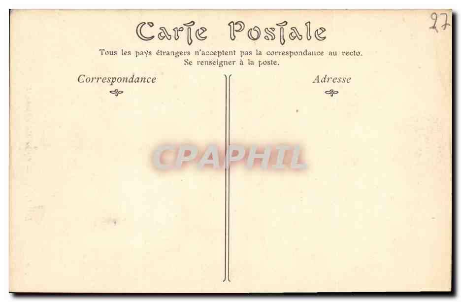 CPA Louviers Eglise Notre Dmae Vitrail — Rückseite