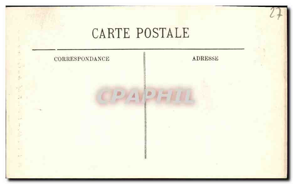 Louvières — Détail du Portique de la Cathédrale — LL — Verso