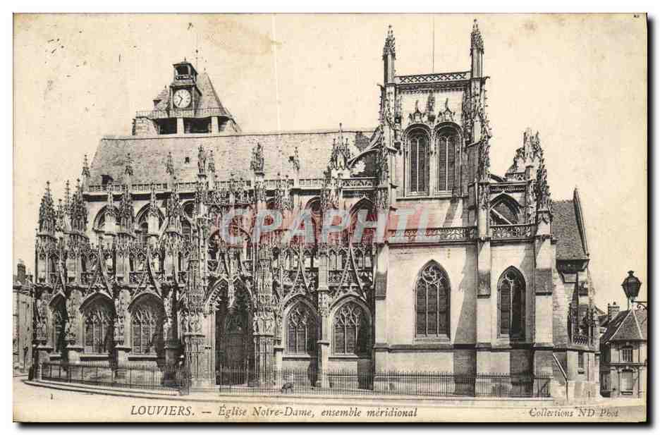 Louvières — Église Notre-Dame, ensemble méridional — Collections ND P664