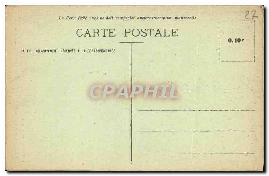 Gisors (Eure) — Travaux du prisonnier exécutés dans son cachot à l'aide d'un clou — L. Tournant, édit. à Gisors — Reverso