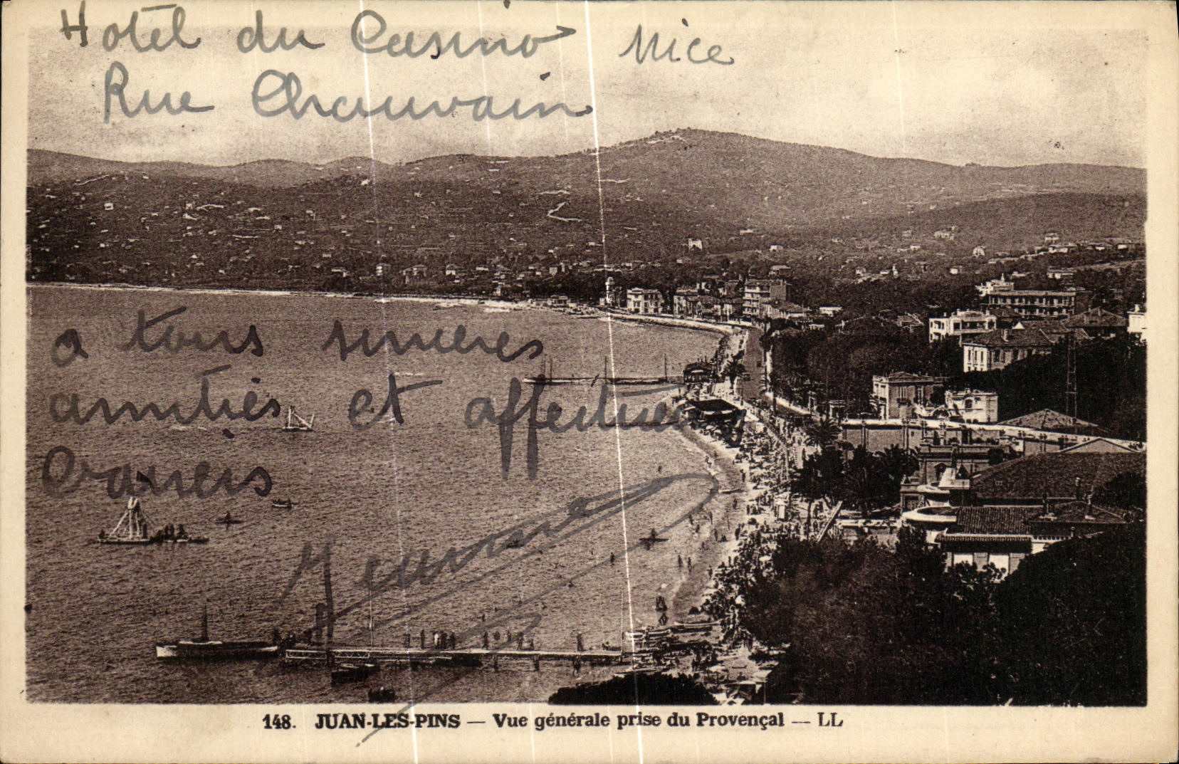 CPA Juan les Pins Vue generale prise du Provenal