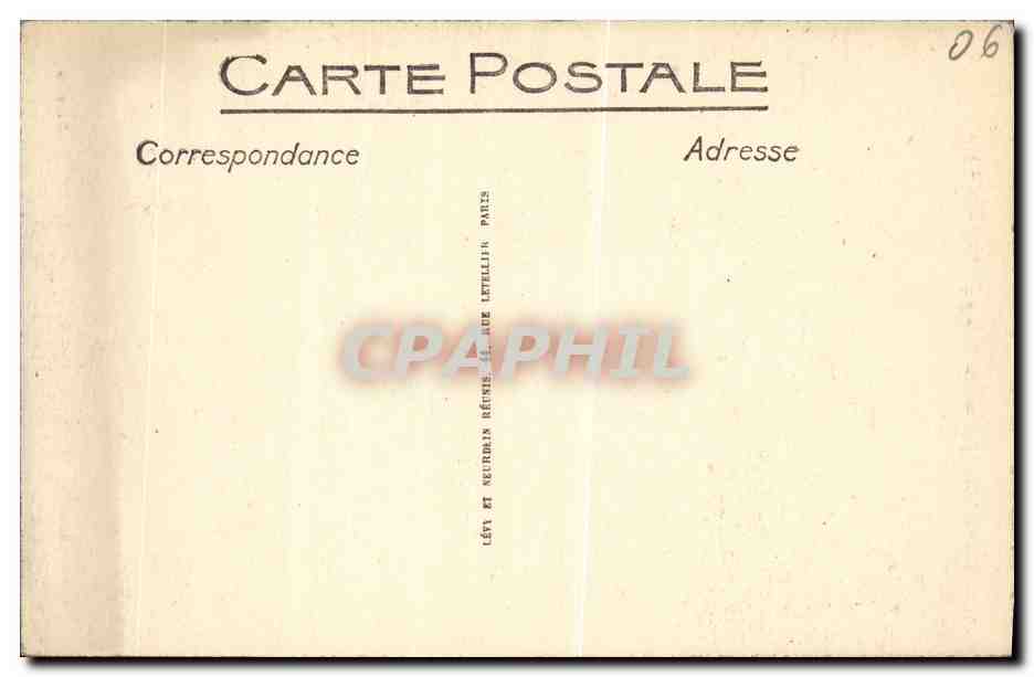 CPA Monaco Vue Sur le Palais Du Prince — Rückseite