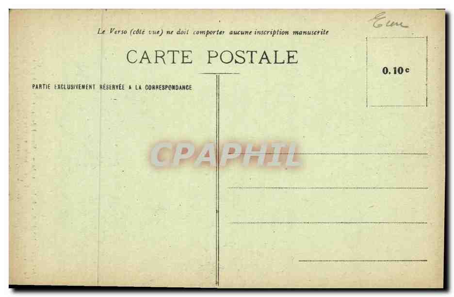 CPA Pont Audemer Eglise St Ouen Vitrail de la Chapelle Verriere de l ecole italienne — Rückseite