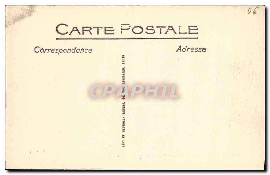 CPA Monaco Pont Sainte Devote et les Villas — Rückseite
