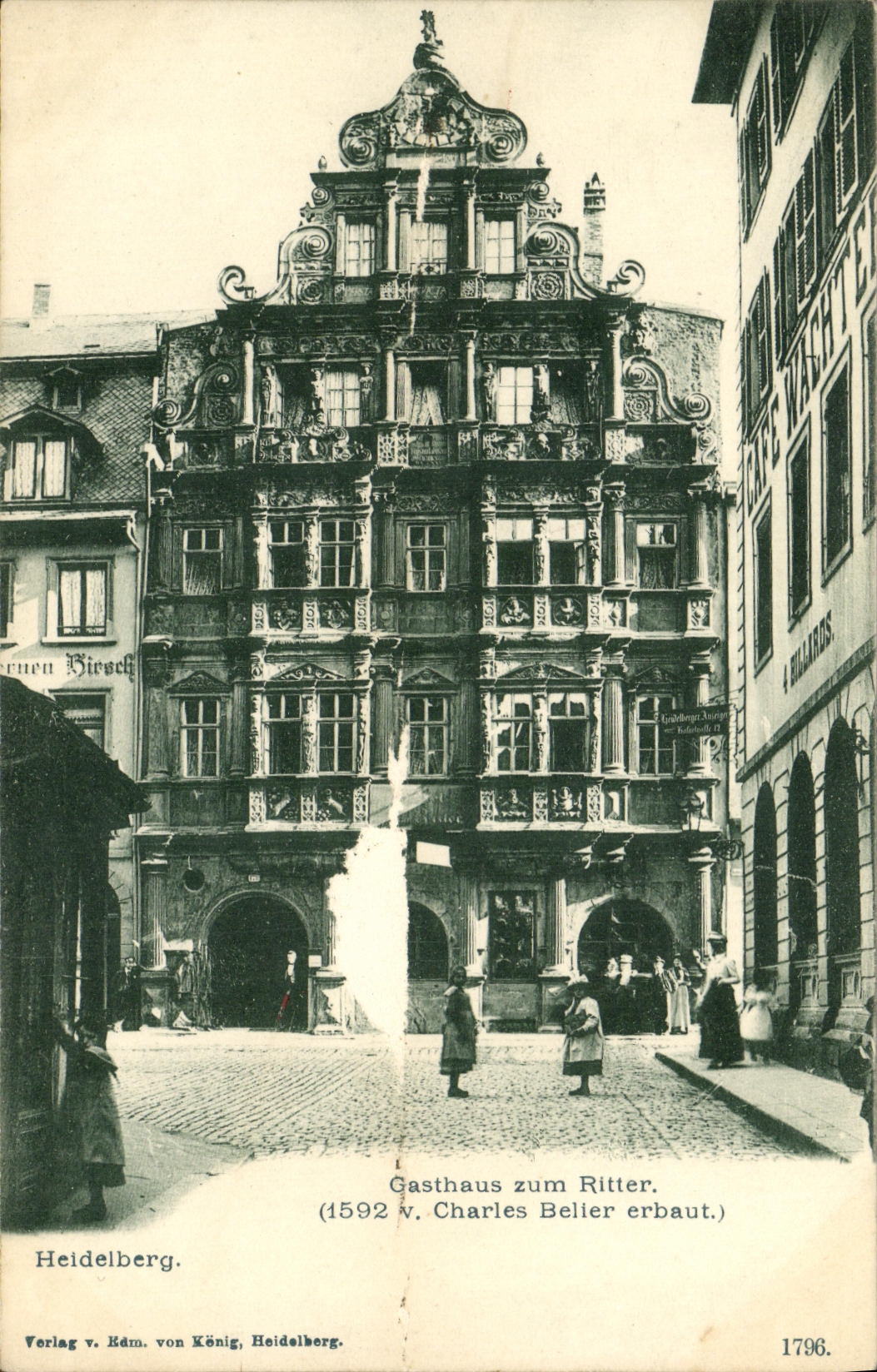 CPA Heidelberg Gasthaus Zum Ritter