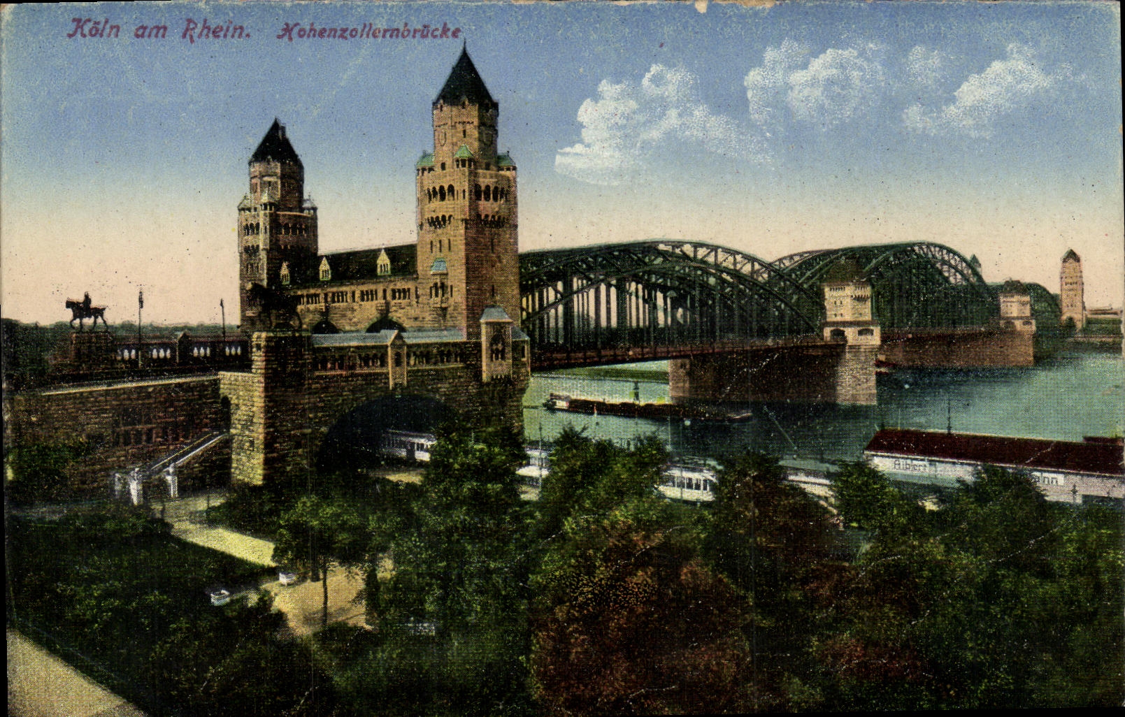CPA Koln Rhein Hohenzollernbrucke