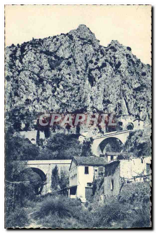 CPA Menton Le vallon Saint Louis a la frontiere Franco italienne 