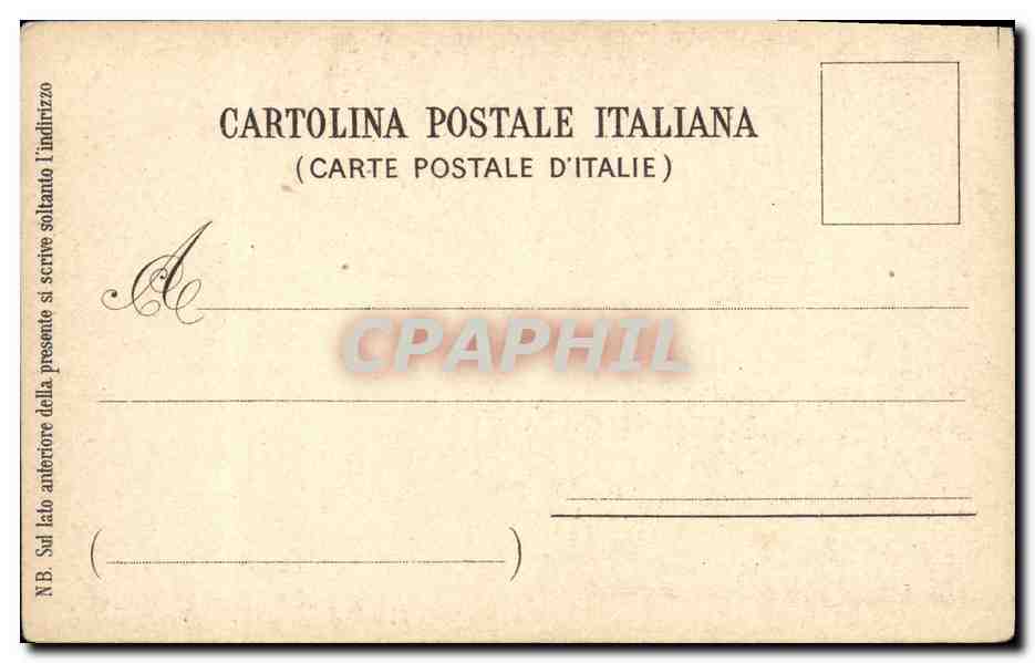 CPA Souvenir Des Catacombes De St Calliste Roma — Rückseite