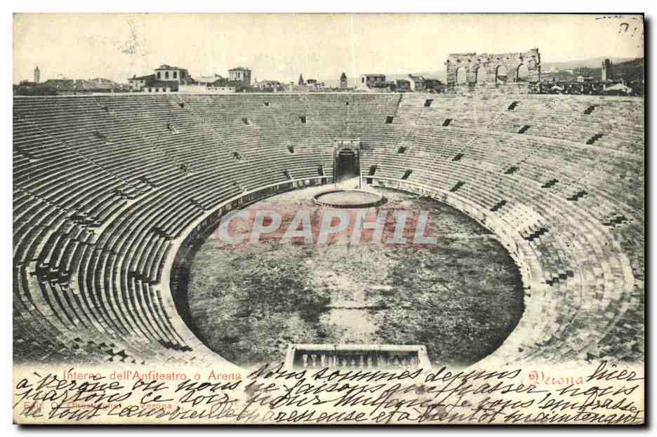 CPA Genova Interno dell anfiteatro o arean