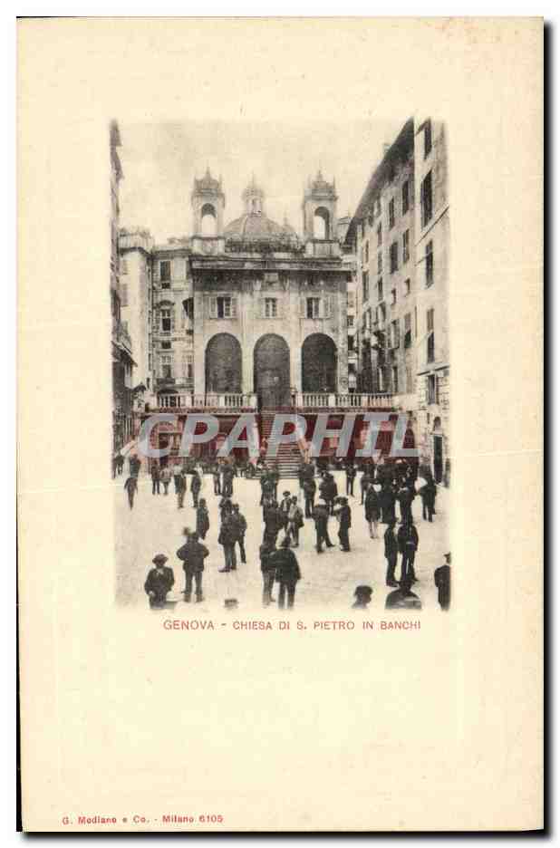 CPA Genova Chiesa Di Pietro In Banchi