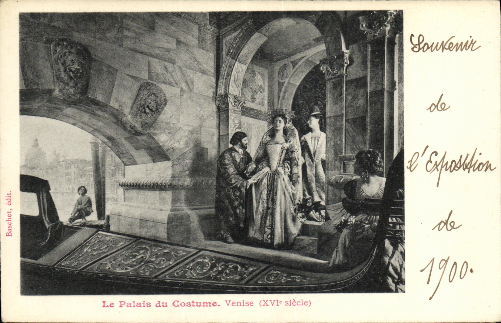 CPA Genova Le Palais Du Costume Venise Exposition 1900