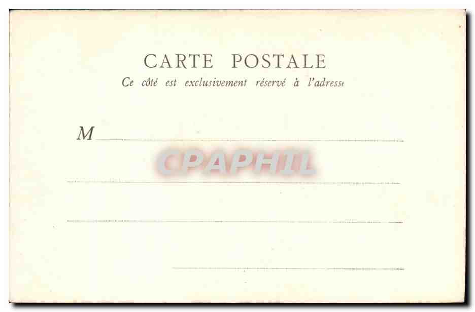 CPA Genova Le Palais Du Costume Venise Exposition 1900 — Rückseite