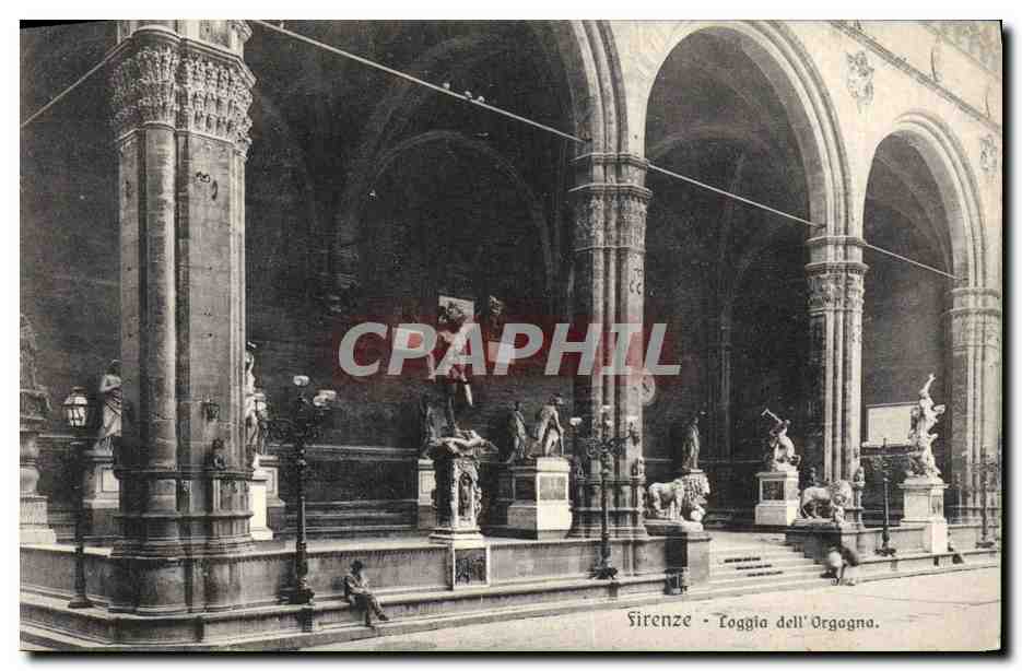 CPA Firenze Loggia Dell Orgagna Lion