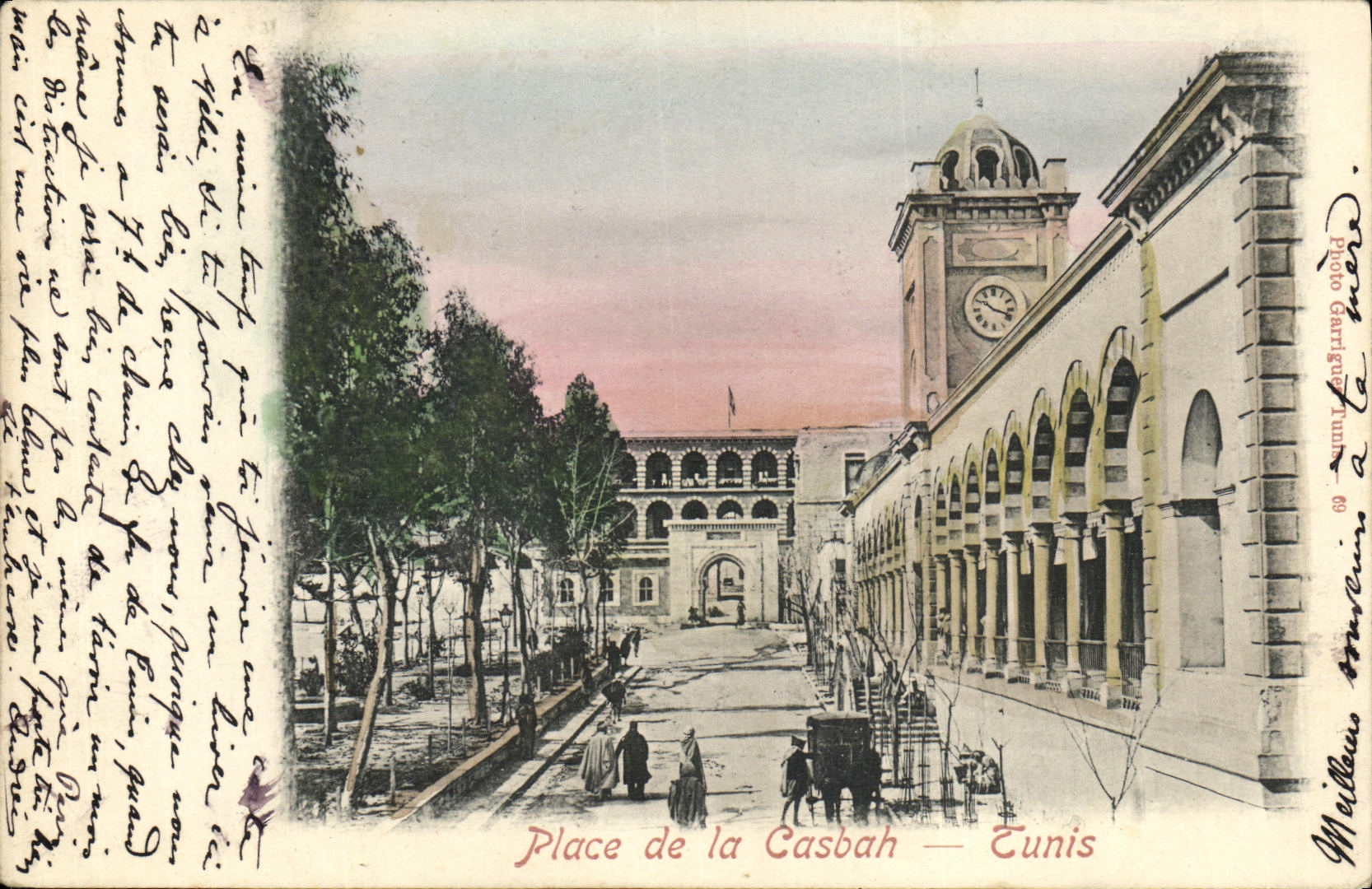 CPA Place de la Casbah Tunis