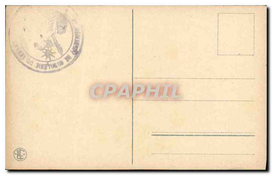 CPA Le desert Chameau Au dos Cachet Armee du levant Cavalerie  — Rückseite