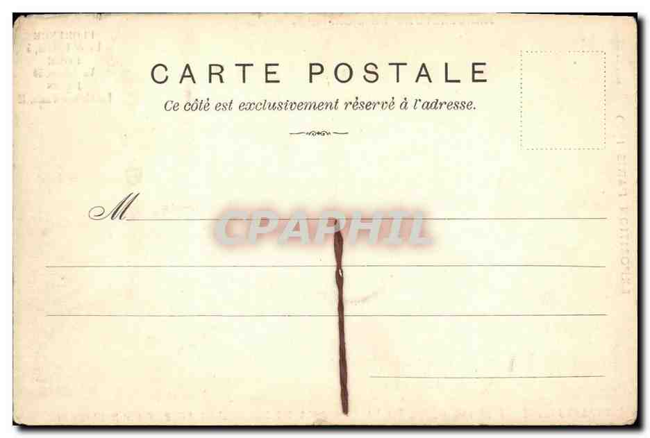 CPA Manufacture De Signa pres fLorence  — Rückseite