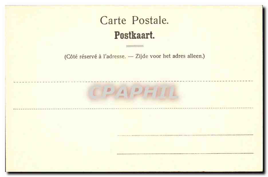 CPA Malines La Grand Place et la Cathedrale — Back