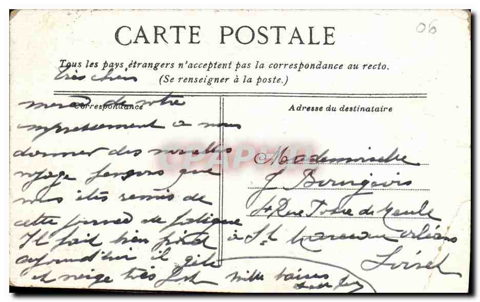 CPA Monte Carlo Escalier allant de la gare aux jardins — Verso
