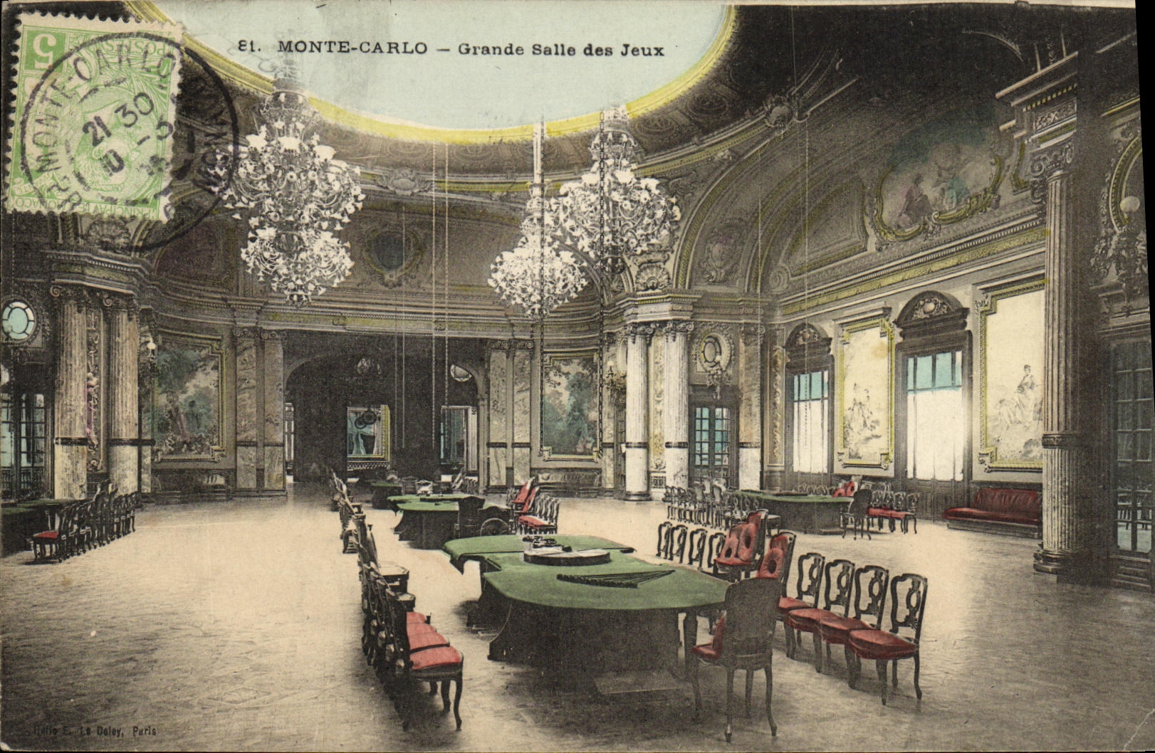 Monte-Carlo — Grande Salle des Jeux — Éditeur La Doley, Perla