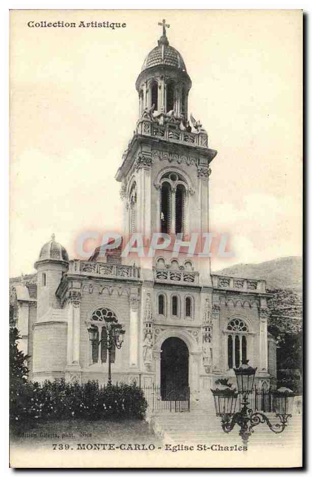 CPA Monte Carlo Eglise St Charles