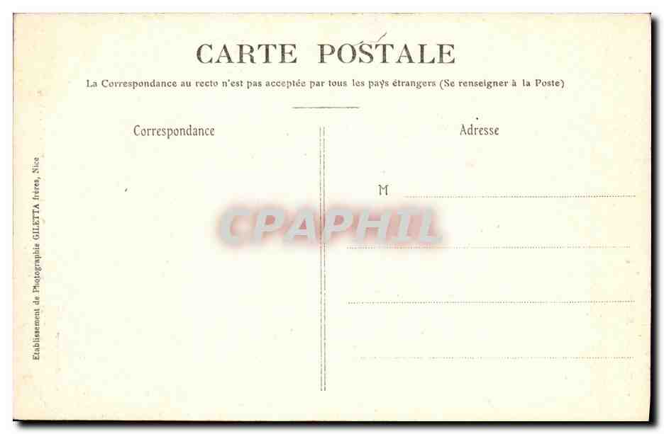 CPA Monte Carlo Eglise St Charles — Rückseite