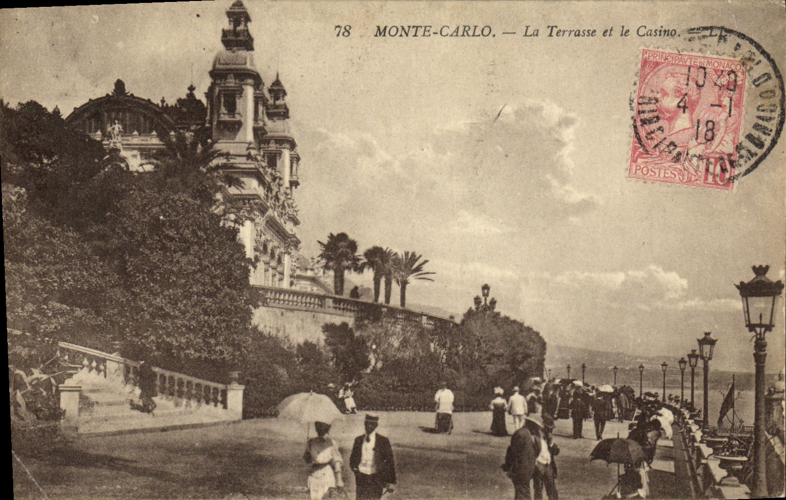 CPA Monaco Monte Carlo La Terrasse et le Casino